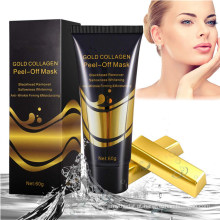 Máscara facial de alta qualidade com colágeno ouro 24K Máscara peel-off Máscara facial 24K ouro